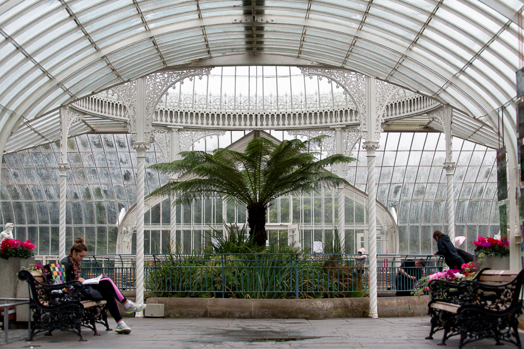 The Kibble Palace at Glasgow Botanic Gardens